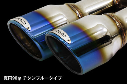 【アルファード/ヴェルファイア 30系】ROJAM IRT GENIK 対応 DTMエキゾーストシステム 4本出しマフラー 真円90Φ