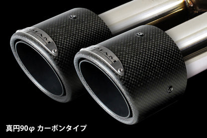 【アルファード/ヴェルファイア 30系】ROJAM IRT GENIK 対応 DTMエキゾーストシステム 4本出しマフラー 真円90Φ